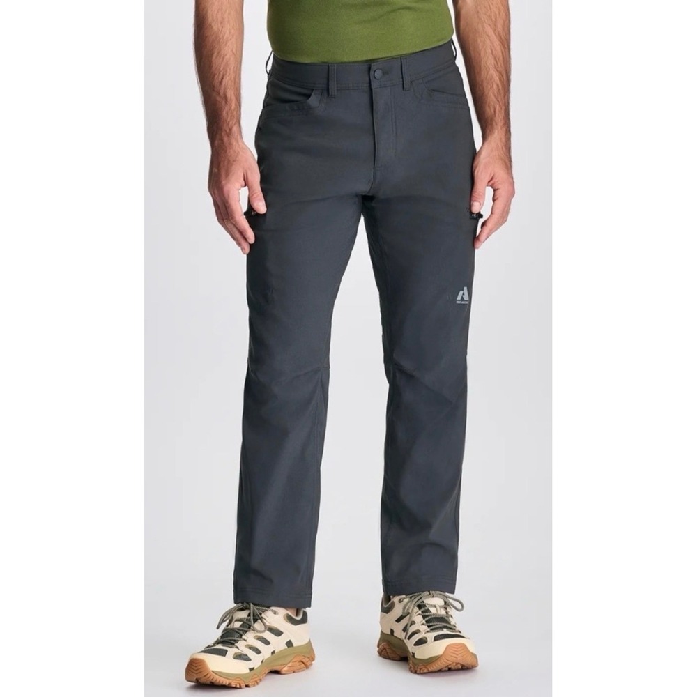 Men's Eddie Bauer 36 X 34 First Ascent Guide Pro Performance Pants Gray Stretch